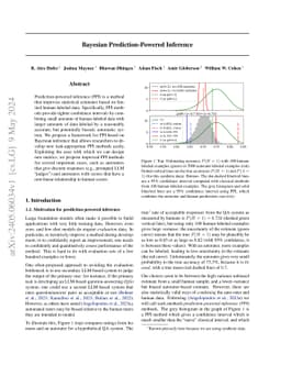 Bayesian Prediction-Powered Inference