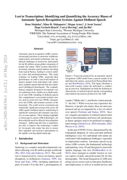 Lost in Transcription: Identifying and Quantifying the Accuracy Biases
  of Automatic Speech Recognition Systems Against Disfluent Speech
