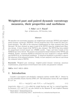 Weighted past and paired dynamic varentropy measures, their properties
  and usefulness