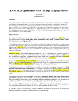 Levels of AI Agents: from Rules to Large Language Models