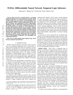 TLINet: Differentiable Neural Network Temporal Logic Inference