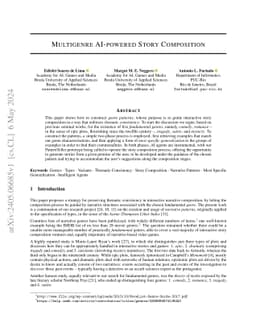 Multigenre AI-powered Story Composition