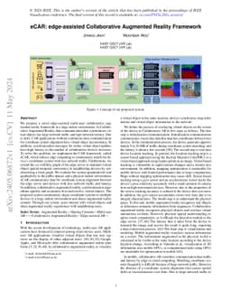 eCAR: edge-assisted Collaborative Augmented Reality Framework
