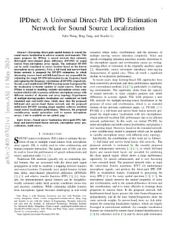 IPDnet: A Universal Direct-Path IPD Estimation Network for Sound Source
  Localization