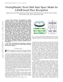 OverlapMamba: Novel Shift State Space Model for LiDAR-based Place
  Recognition