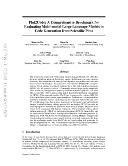 Plot2Code: A Comprehensive Benchmark for Evaluating Multi-modal Large
  Language Models in Code Generation from Scientific Plots