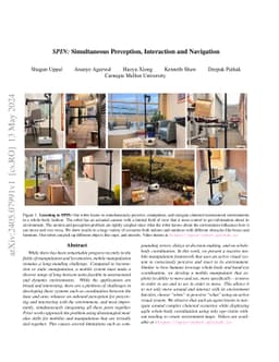SPIN: Simultaneous Perception, Interaction and Navigation