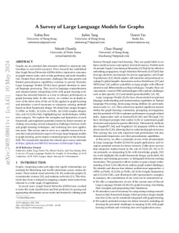 A Survey of Large Language Models for Graphs