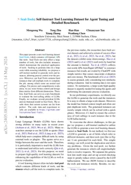 Seal-Tools: Self-Instruct Tool Learning Dataset for Agent Tuning and
  Detailed Benchmark