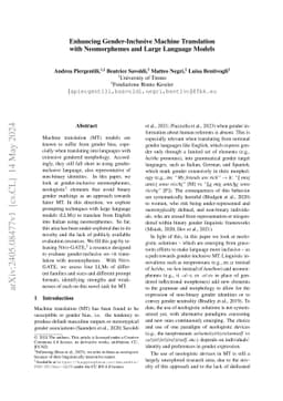 Enhancing Gender-Inclusive Machine Translation with Neomorphemes and
  Large Language Models