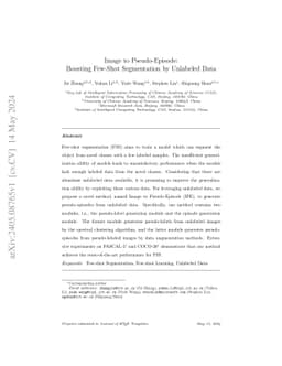 Image to Pseudo-Episode: Boosting Few-Shot Segmentation by Unlabeled
  Data