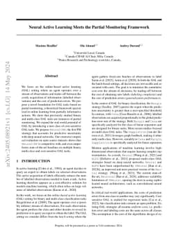 Neural Active Learning Meets the Partial Monitoring Framework