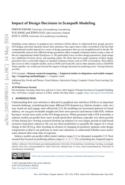 Impact of Design Decisions in Scanpath Modeling