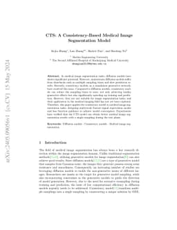 CTS: A Consistency-Based Medical Image Segmentation Model