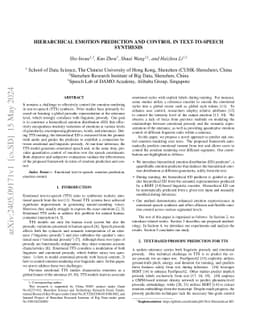 Hierarchical Emotion Prediction and Control in Text-to-Speech Synthesis