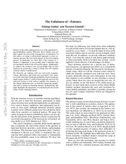 The Unfairness of $\varepsilon$-Fairness