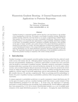 Wasserstein Gradient Boosting: A General Framework with Applications to
  Posterior Regression