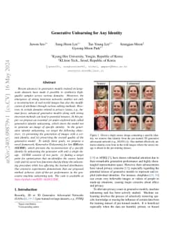 Generative Unlearning for Any Identity