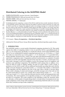 Distributed Coloring in the SLEEPING Model