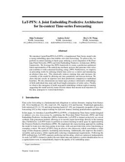 LaT-PFN: A Joint Embedding Predictive Architecture for In-context
  Time-series Forecasting