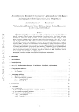 Asynchronous Federated Stochastic Optimization for Heterogeneous
  Objectives Under Arbitrary Delays