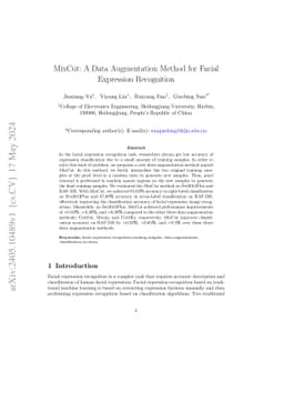 MixCut:A Data Augmentation Method for Facial Expression Recognition