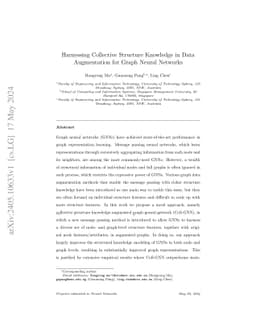 Harnessing Collective Structure Knowledge in Data Augmentation for Graph
  Neural Networks