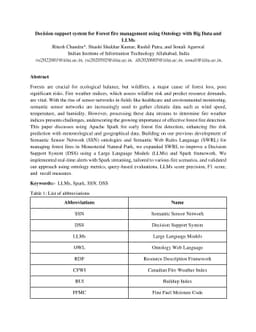 Decision support system for Forest fire management using Ontology with
  Big Data and LLMs