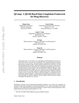 QComp: A QSAR-Based Data Completion Framework for Drug Discovery