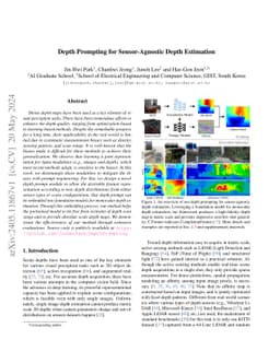 Depth Prompting for Sensor-Agnostic Depth Estimation