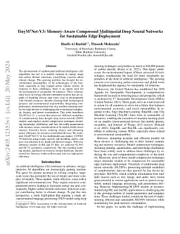TinyM$^2$Net-V3: Memory-Aware Compressed Multimodal Deep Neural Networks
  for Sustainable Edge Deployment