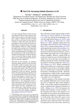 SirLLM: Streaming Infinite Retentive LLM