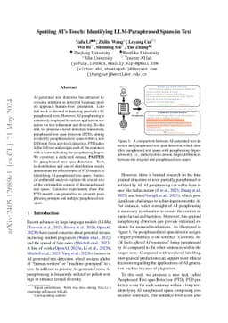 Spotting AI's Touch: Identifying LLM-Paraphrased Spans in Text
