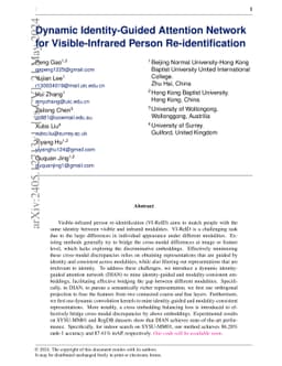 Dynamic Identity-Guided Attention Network for Visible-Infrared Person
  Re-identification
