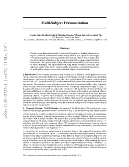 Multi-Subject Personalization