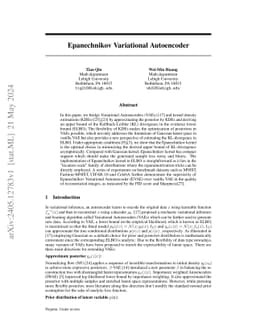 On Kernel-based Variational Autoencoder