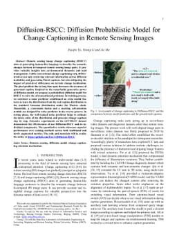 Diffusion-RSCC: Diffusion Probabilistic Model for Change Captioning in
  Remote Sensing Images