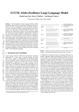 UCCIX: Irish-eXcellence Large Language Model