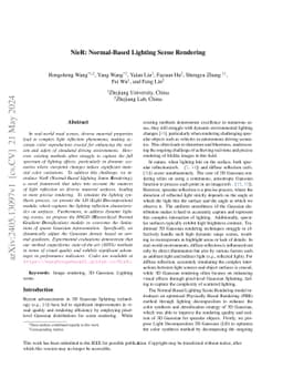 NieR: Normal-Based Lighting Scene Rendering
