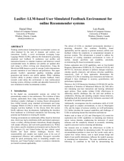 Lusifer: LLM-based User SImulated Feedback Environment for online Recommender systems