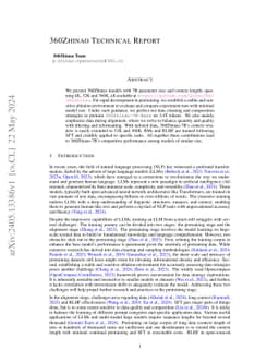 360Zhinao Technical Report