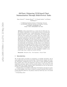 AltChart: Enhancing VLM-based Chart Summarization Through Multi-Pretext
  Tasks