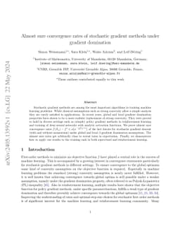 Almost sure convergence rates of stochastic gradient methods under gradient domination