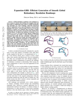 Expansion-GRR: Efficient Generation of Smooth Global Redundancy
  Resolution Roadmaps