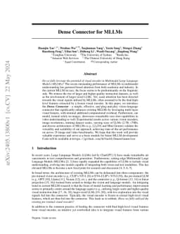 Dense Connector for MLLMs