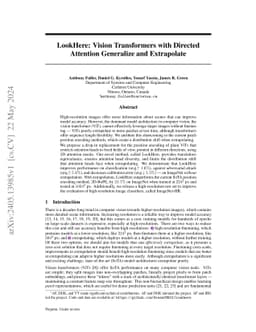 LookHere: Vision Transformers with Directed Attention Generalize and
  Extrapolate