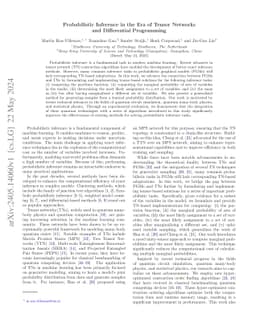 Probabilistic Inference in the Era of Tensor Networks and Differential
  Programming