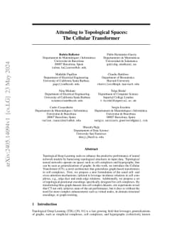 Attending to Topological Spaces: The Cellular Transformer