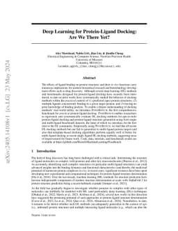 Deep Learning for Protein-Ligand Docking: Are We There Yet?