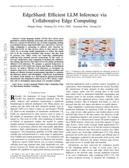 EdgeShard: Efficient LLM Inference via Collaborative Edge Computing
